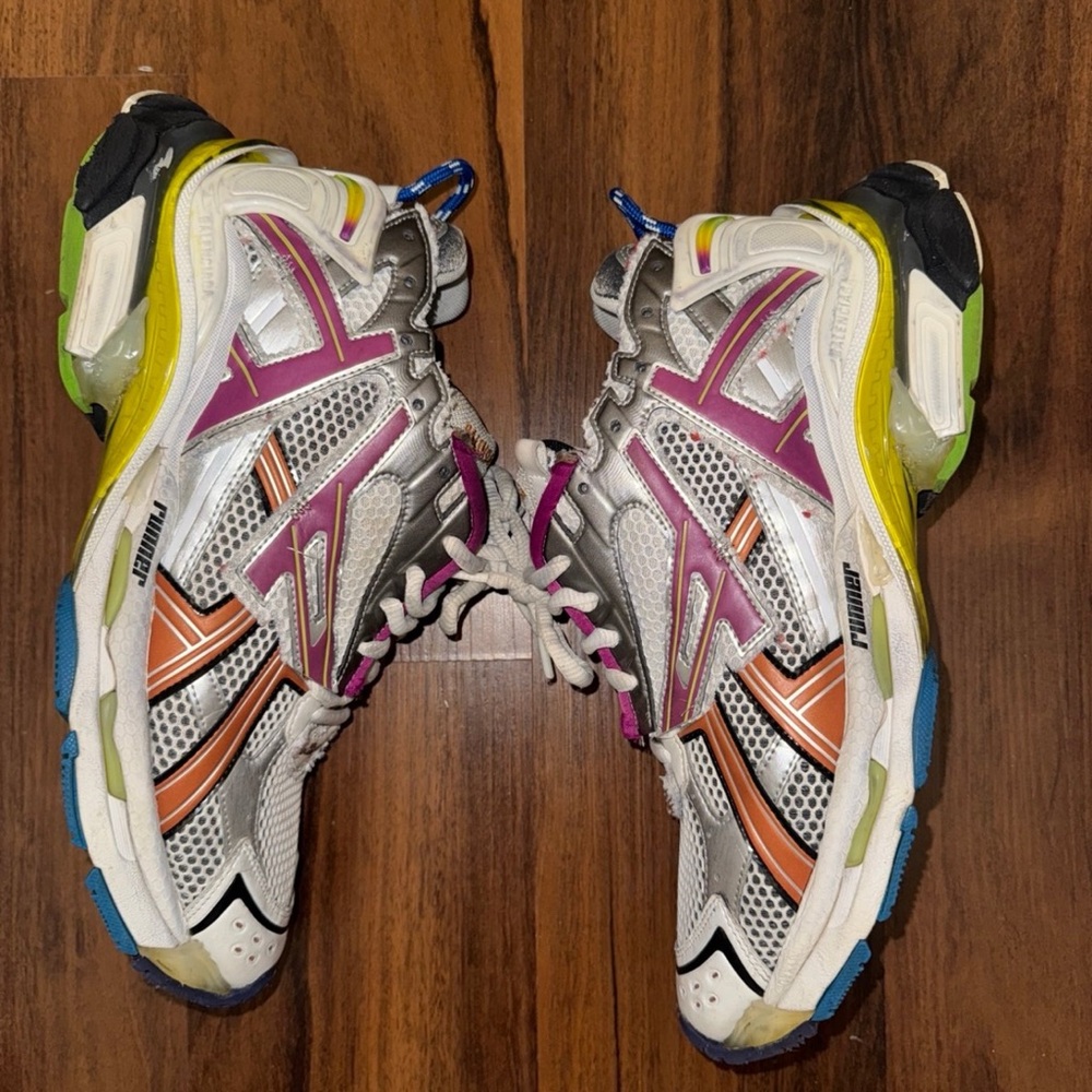 Rainbow Balenciaga Runners 
Size 44